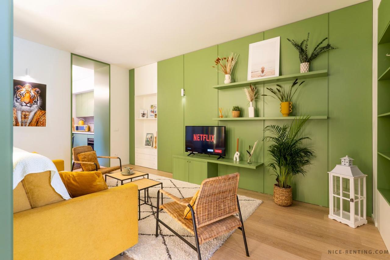 Nice Renting - Bavastro - Luxurious Loft - 2 Bedroom - Ac - Balcony - Trendy Neighborhood Zewnętrze zdjęcie