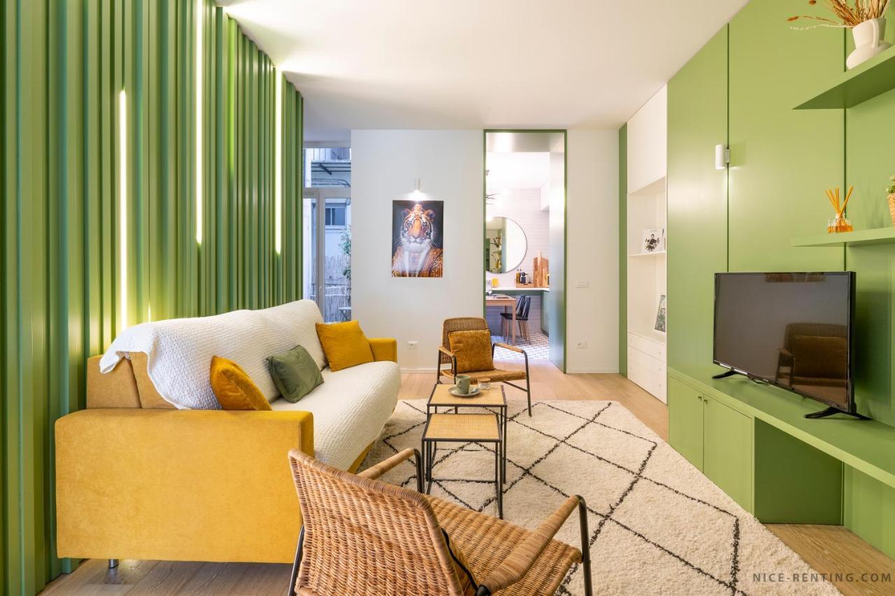 Nice Renting - Bavastro - Luxurious Loft - 2 Bedroom - Ac - Balcony - Trendy Neighborhood Zewnętrze zdjęcie